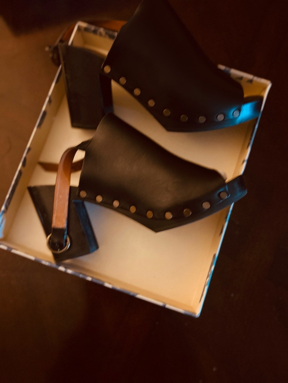 Sézane Dakota High Clogs in Black worn once - Picture 3 of 10